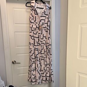 Sleeveless Maxi Shirt Dress NWOT